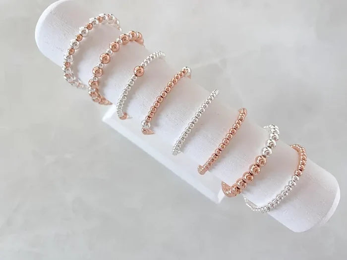 The Rose Gold Mixed Metal Bracelet