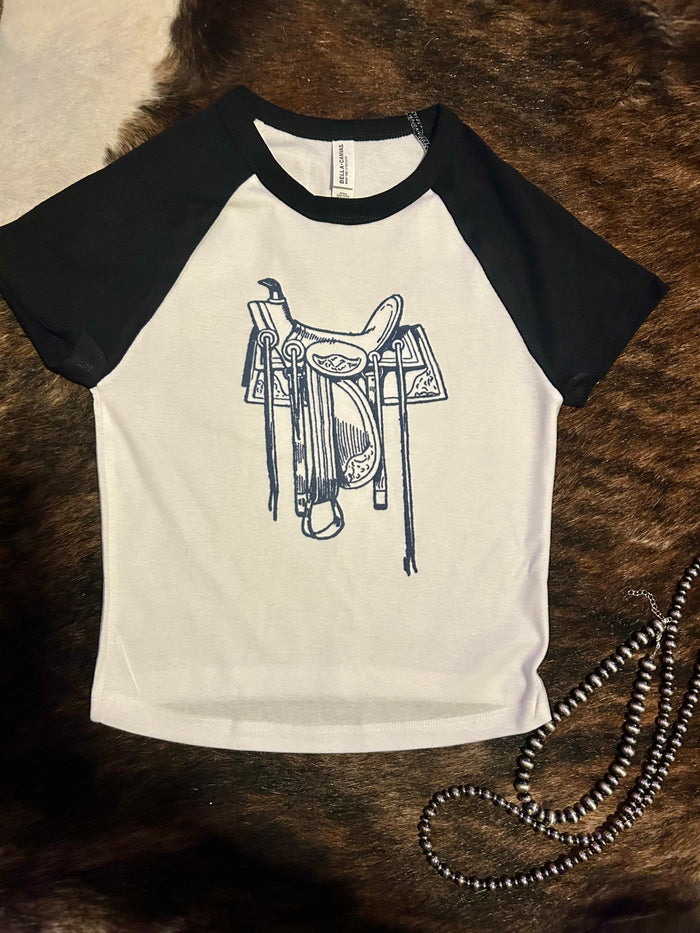The Saddle Baby Tee