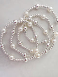 The Timeless Silver Pearl Bracelet