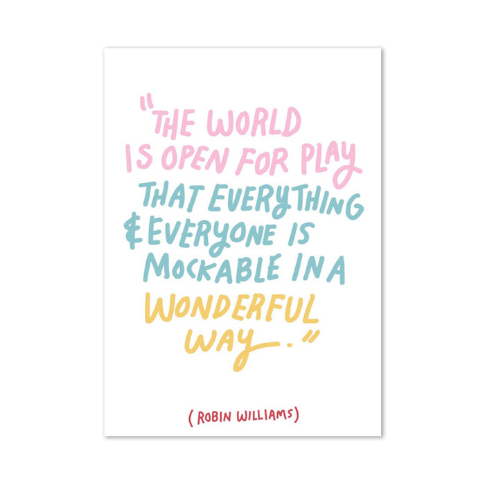 The World Is Open For Play Poster