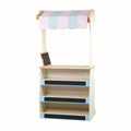 Tidlo Wooden Play Shop & Puppet Theatre 2 in 1 Role Play Toy for Kids