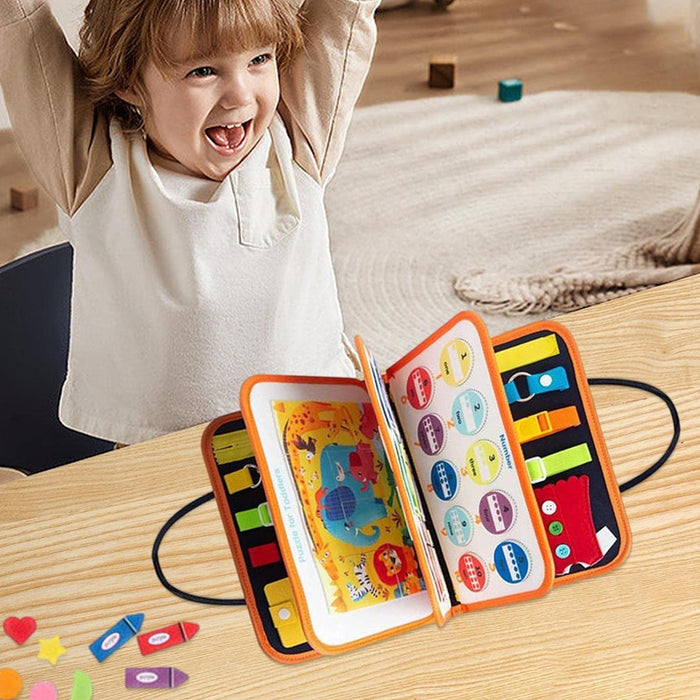 Toddler Busy Board Intelligence Learning Toys Sensory Montessori Kids Toy