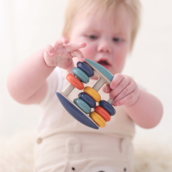 Tolo Toys Bio Abacus Rattle organic Sensory Toy for Babies Early Learning & Development
