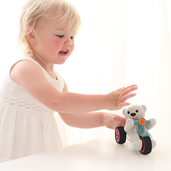 Tolo Toys Bio Push & Go Teddy for Toddlers Motor Skill Development