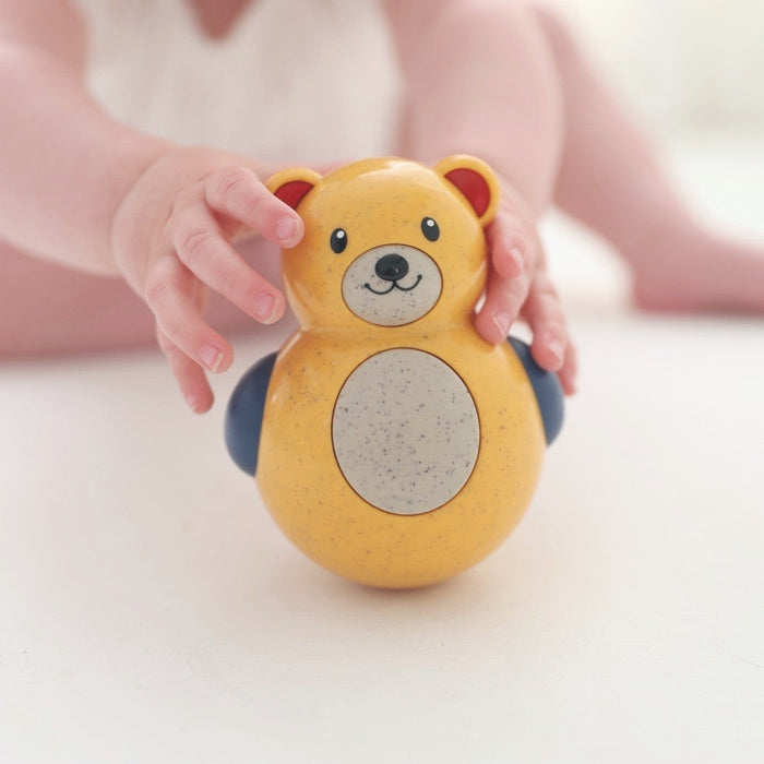 Tolo Toys Bio Roly Poly Bear Rolling Toy for Toddlers Play & Motor Skills