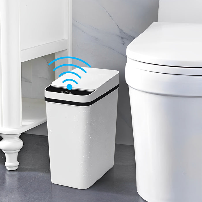 CLEANFOK Motion Sensor Smart Trash Can - Touchless & Hygienic Bathroom Trash Can