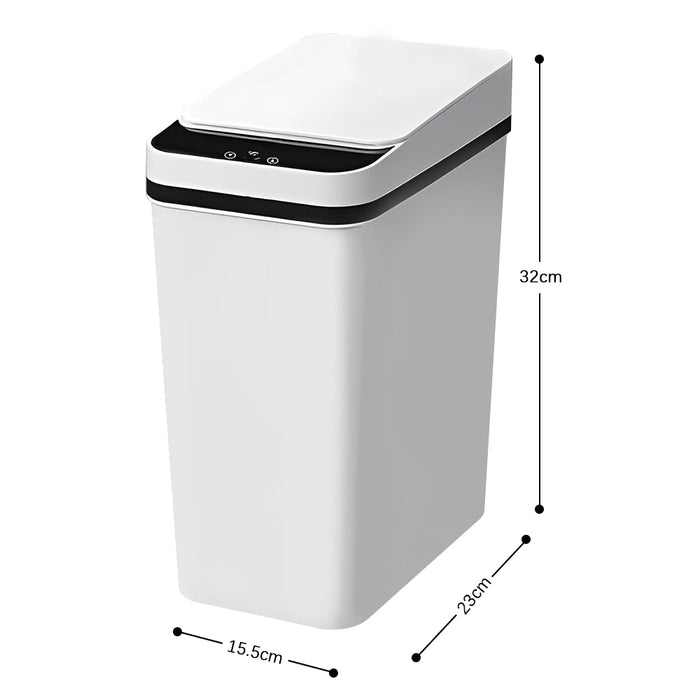 CLEANFOK Motion Sensor Smart Trash Can - Touchless & Hygienic Bathroom Trash Can