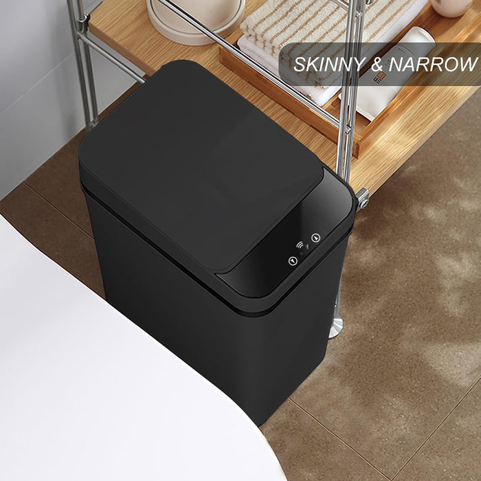 CLEANFOK Motion Sensor Smart Trash Can - Touchless & Hygienic Bathroom Trash Can
