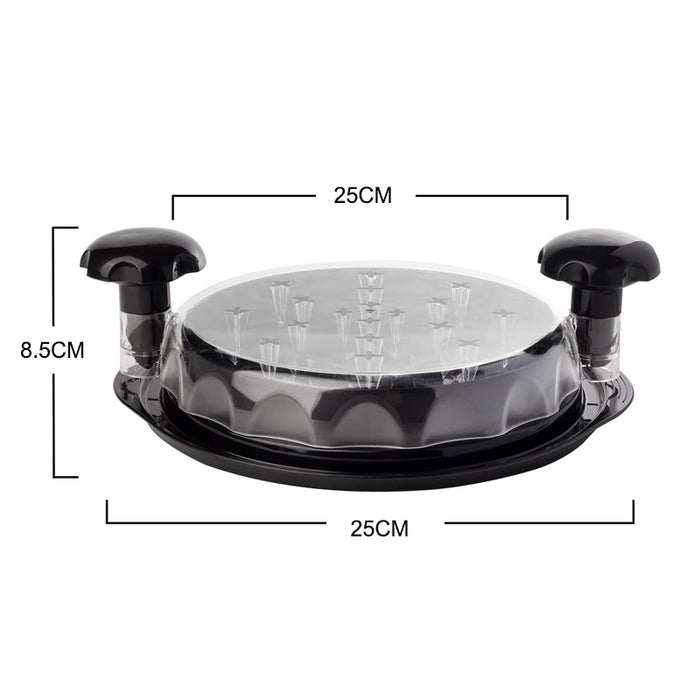 Reusable Transparent Manual Chicken Meat Mincer and Shredder Tool