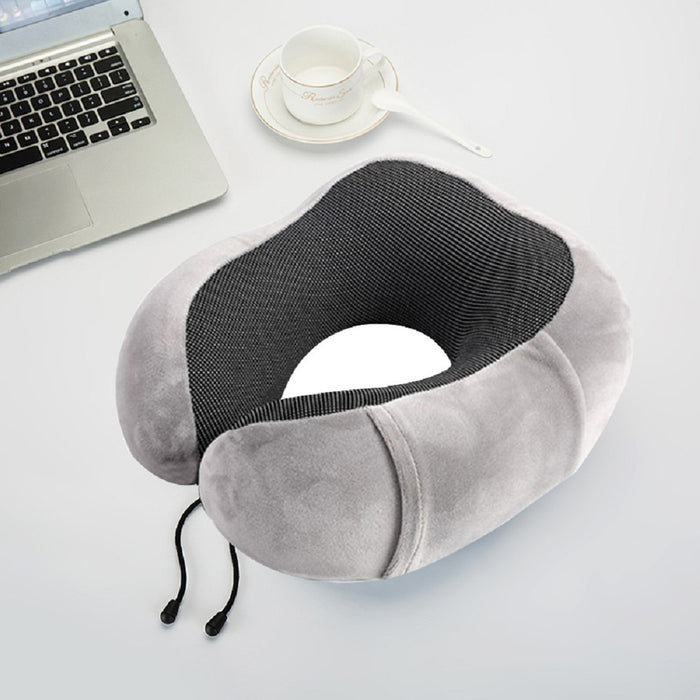 Travel Comfort U-Shaped Memory Foam Neck Pillow