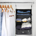 Travel Essentials Hanging Packing Cubes Laundry Storage Compartment