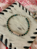 Turquoise Barrel Bracelet