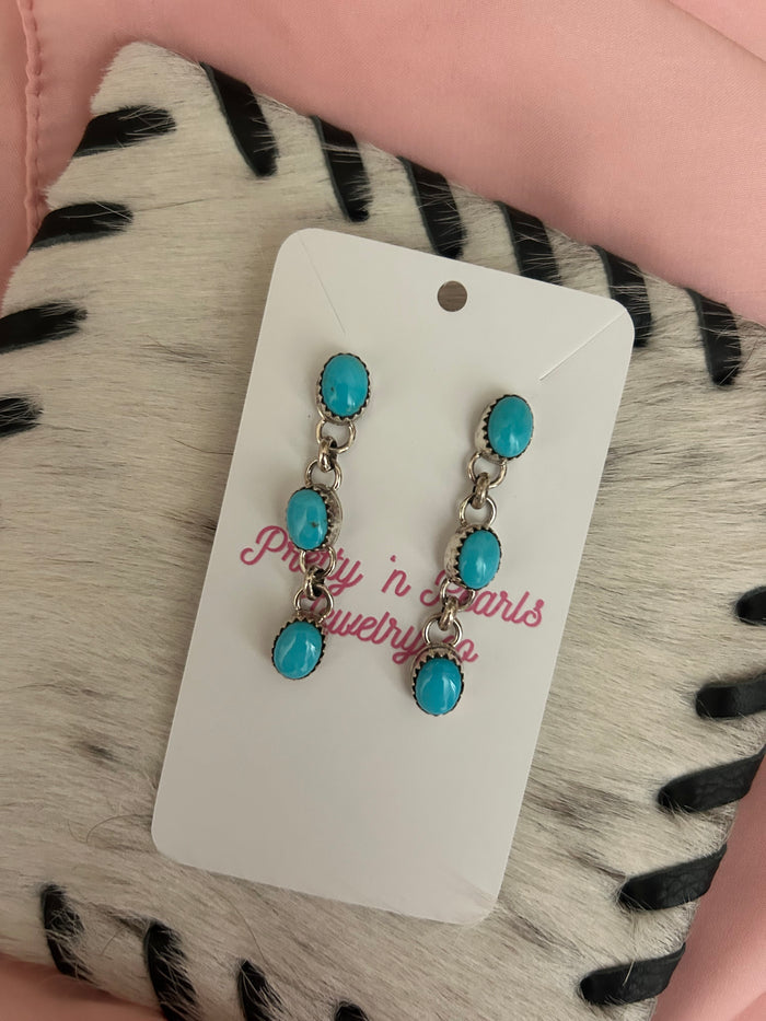 Turquoise Dangle Earrings
