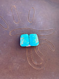 Turquoise Earrings Cabochon Set
