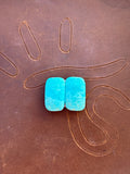 Turquoise Earrings Cabochon Set