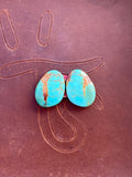 Turquoise Earrings Cabochon Set