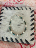 Turquoise & Freshwater Pearl Bracelet
