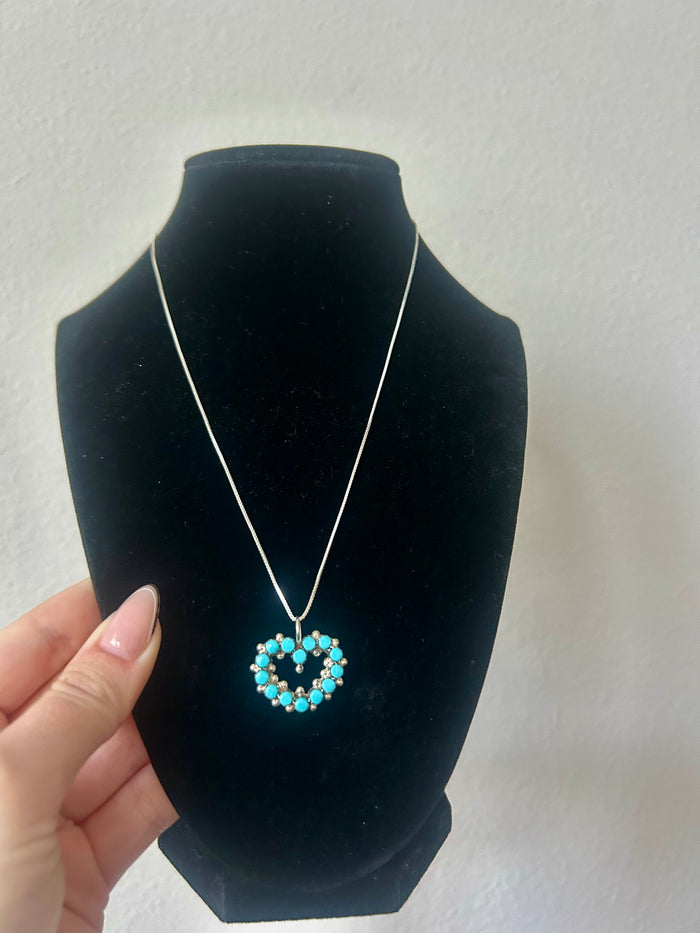 Turquoise Heart Necklace