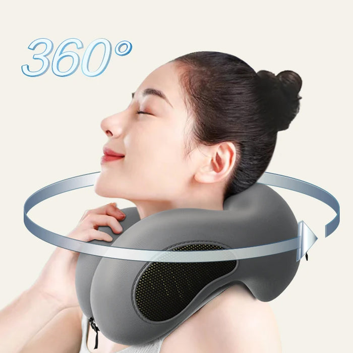 U Shaped Memory Foam Neck Pillow Soft Travel and Massage Sponge  Pillow