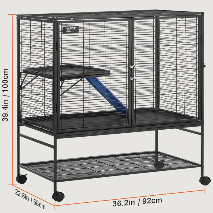 Ultimate 4-Tier Small Animal Cage for Ferrets