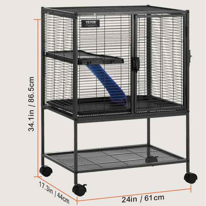 Ultimate 4-Tier Small Animal Cage for Ferrets