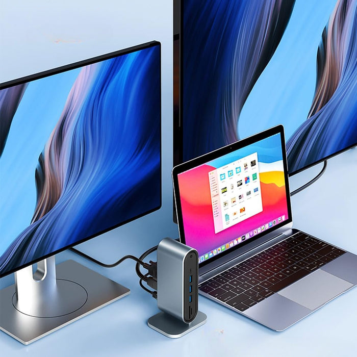 12 in 1 Docking Station Compatible Adapter