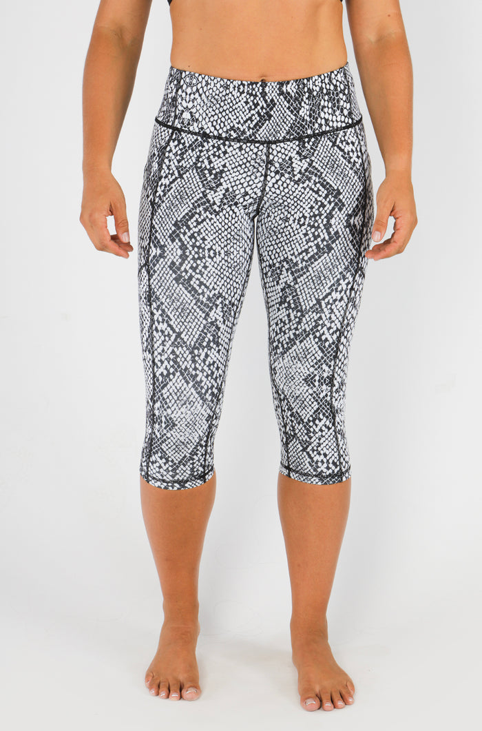 Venom Snake Skin Capri (Final Sale - Only XS & S)
