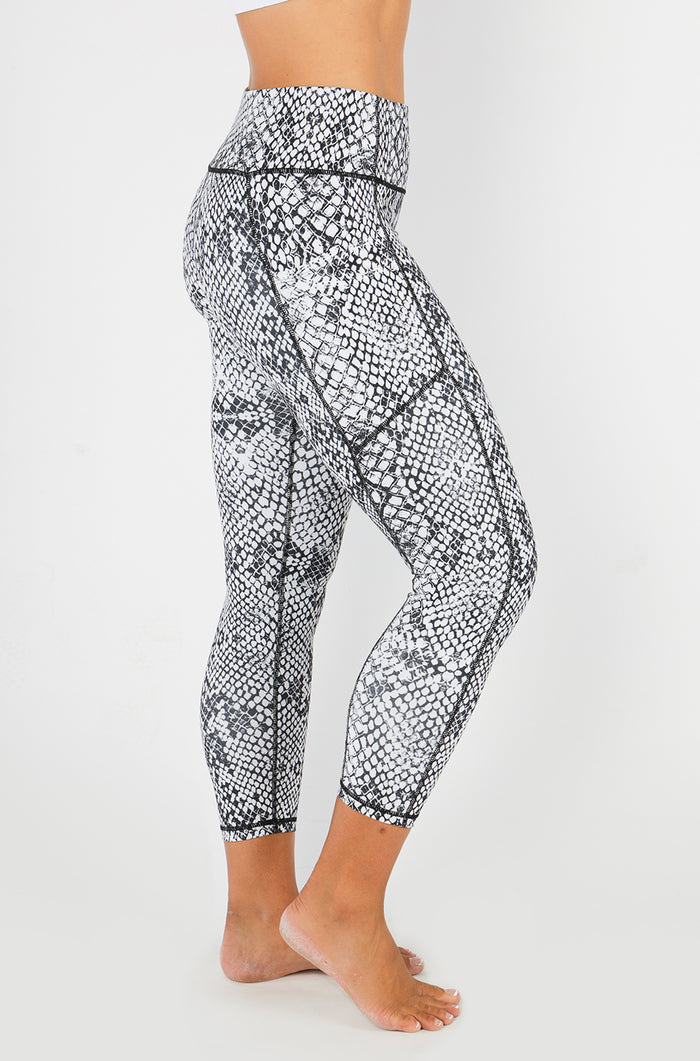 Venom Snake Skin Capri (Final Sale - Only XS & S)