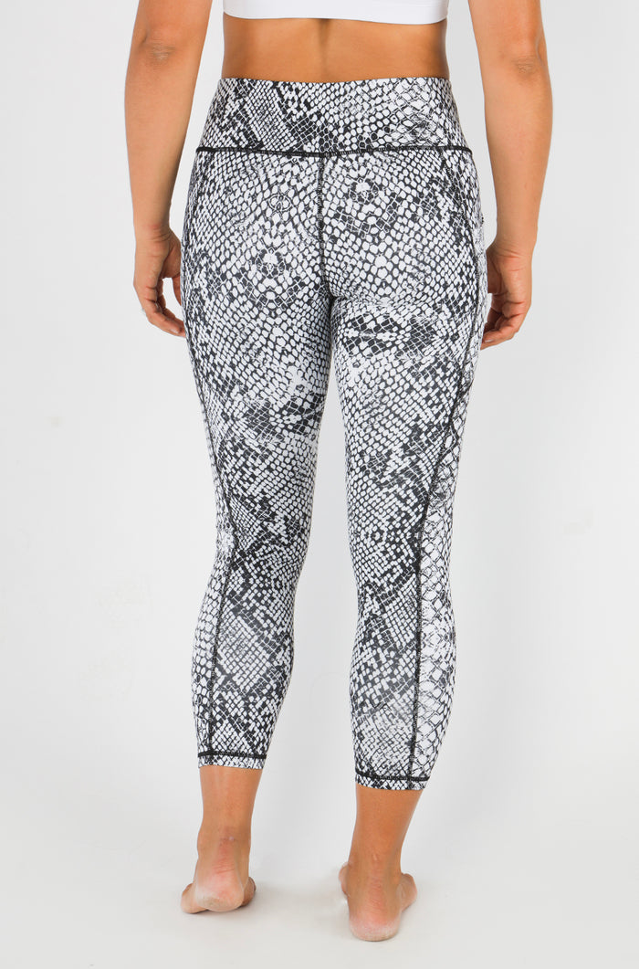 Venom Snake Skin Capri (Final Sale - Only XS & S)