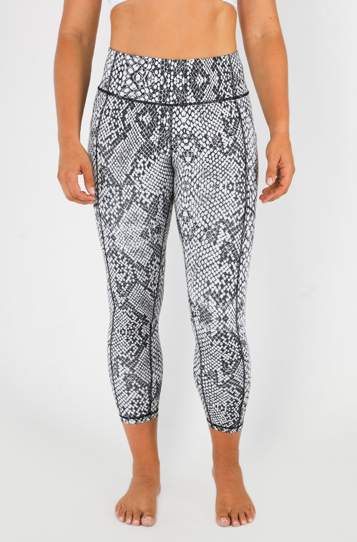 Venom Snake Skin Capri (Final Sale - Only XS & S)