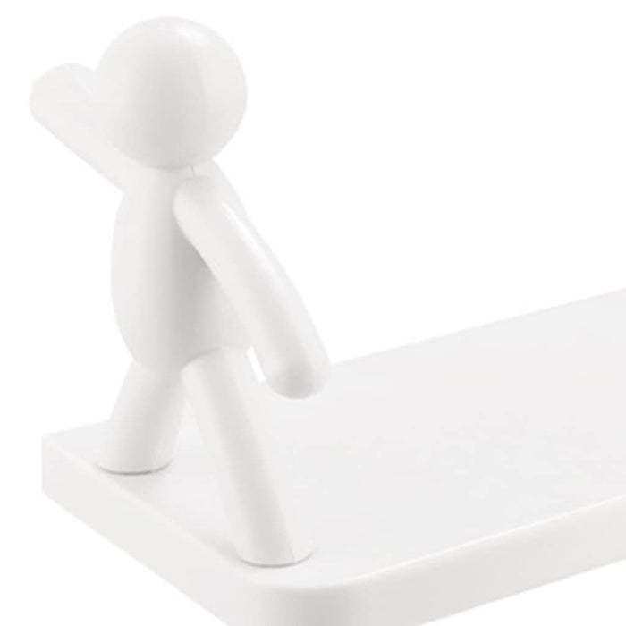 Wall-Mounted Human-Shaped Guardrail Hook Storage Rack
