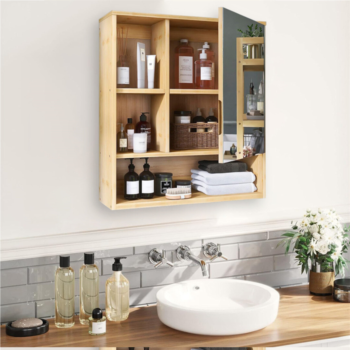Wall Mounted Bathroom Medicine Cabinet with Storage