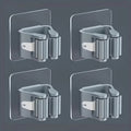 4pcs Grey