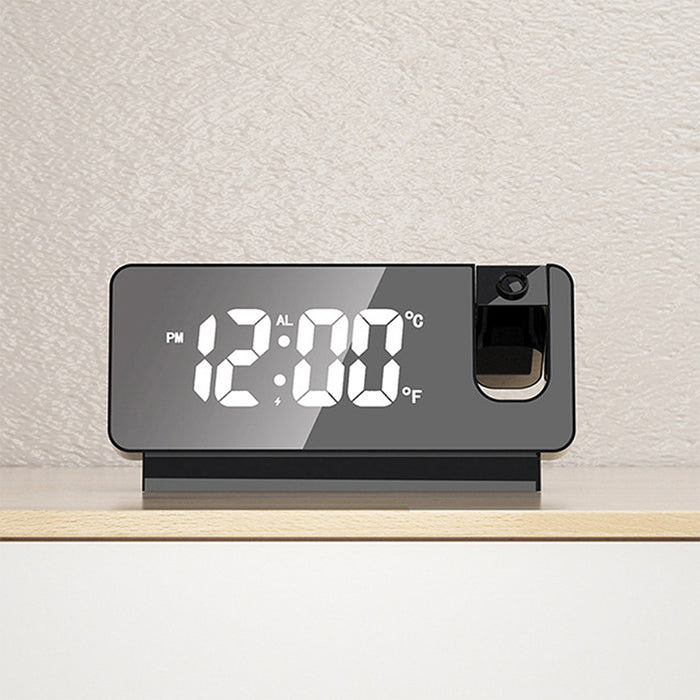 Wall Projection Digital Display Alarm Clock with Thermometer Function