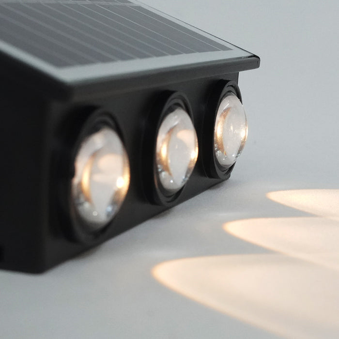 LUMIRO Waterproof Outdoor Solar Wall Sconce Light