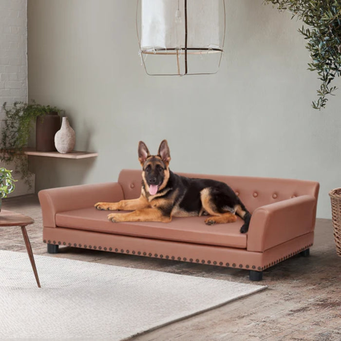 Waterproof Sofa Dog Bed Cat Couch Chair Pet Bed with Removable Cushion