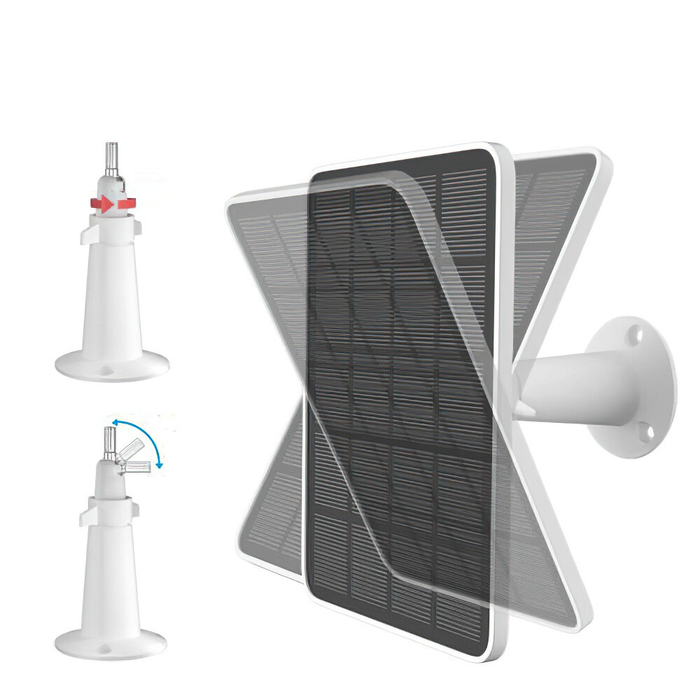 Weatherproof 4W Solar Panel for Arlo Pro 4/ Pro 3/Ultra/Ultra 2/Pro 3 Floodlight Camera
