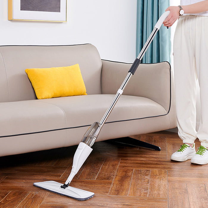 Wet and Dry Spray Mop with Refillable Spray Bottle and Washable Pads