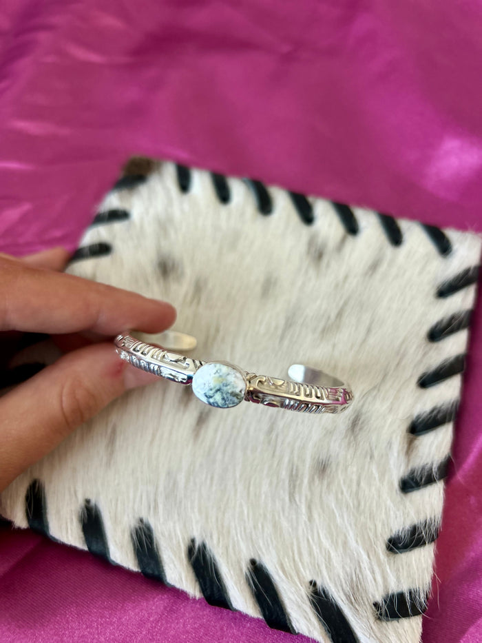 White Buffalo Cuff