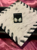 White Opal Earrings