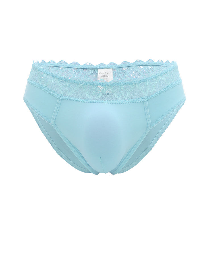 Light blue XDress men's panties on a white background.
