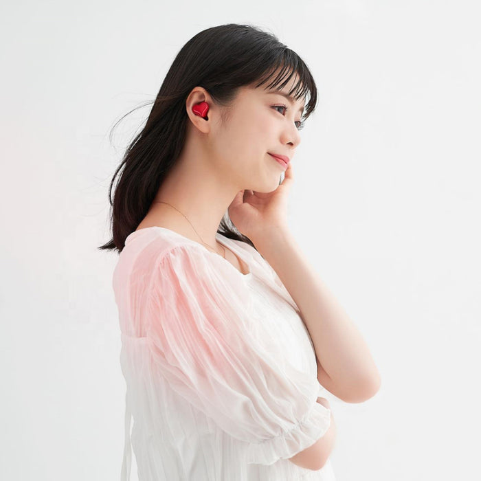 Wireless Bluetooth Heart Style Earphones - USB Rechargeable